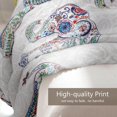 thumbnail image 3 of Elephant Blanket Sherpa Fleece Boho Bohemian Floral Elephant Throw Blankets Paisley Elephant Blanket for Couch Sofa Bed Elephant Gifts for Women Adults 60 * 80, 3 of 6
