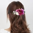 thumbnail image 6 of Eoperou Stunning Bridal Wedding Hair Comb Flower Leaves Decor Hair Clip Girls Handmade Headwear Hair Accessories, 6 of 7