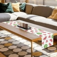 thumbnail image 4 of Newhomestyle Watermelon Linen Table Runner for Farmhouse Kitchen Dinning Party Decor, 13x72 inch, 4 of 7