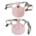 thumbnail image 4 of BT Bear Dog Hat With Ear Holes, Adjustable Outdoor Sports Dog Sun Cap, Baseball Caps for Puppy Small Medium Dogs Pink L, 4 of 6