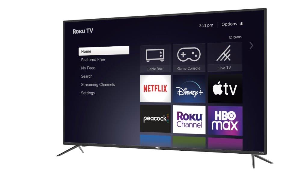 RCA Roku, QLED 65" Class 4K UHD Smart TV, RTRQ6522-US, Black - image 4 of 18