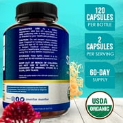 NutriFlair Sea Moss Capsules Gut Health Supplements for Women and Men 120 Pieces