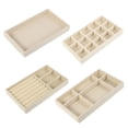 thumbnail image 1 of CIMAXIC 4pcs Jewellery Drawer Organizer Box Jewellery Storage Tray Jewelry Display Box,8.27"X4.92"X1.18", 1 of 5