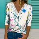 thumbnail image 1 of Puntoco Casual Mujer Cuello en V Verano Sexy Gradiente Estampado Regular Mujer Manga larga top Puntoco Puntoco-5191, 1 of 5