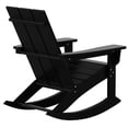 thumbnail image 5 of Parkdale Outdoor HDPE Plastic Adirondack Rocking Chair in Black, 5 of 7