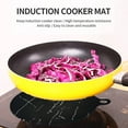 thumbnail image 3 of Visland Induction Cooktop Mat Kitchen Induction Cooker Cookware Protector Silicone Mat Reusable Heat Insulated Round/Rectangular Pad Kitchen Supplies, 3 of 7