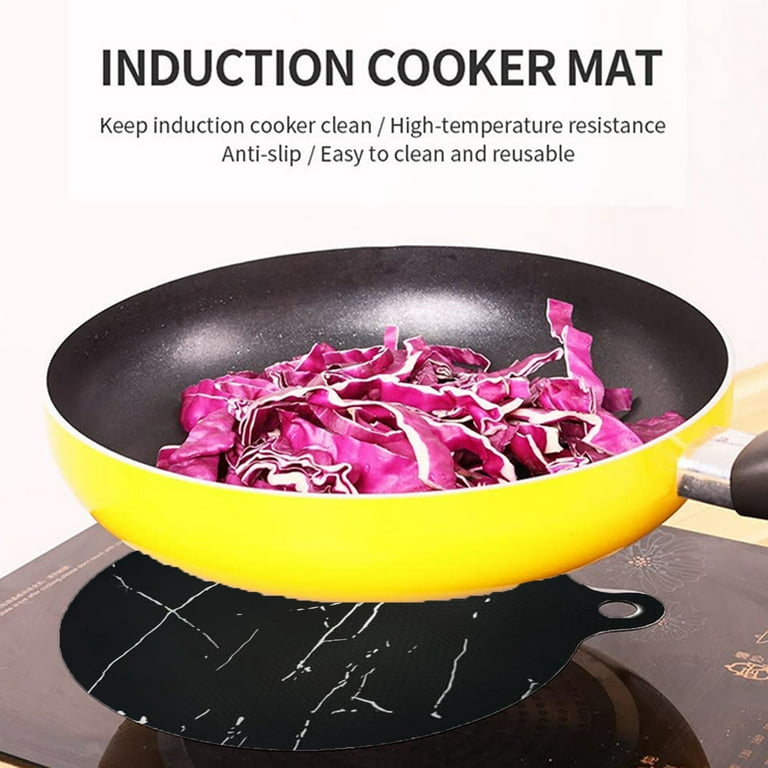 Nyidpsz Large Induction Hob Protector Mat, Silicone Induction Cooker Covers  Induction Cooktop Mat, Electric Cooker Scratch Protector for Induction Stove(54x90cm)  