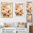 thumbnail image 4 of Designart "Tranquil Peony Blossoms II" Peony Floater Framed Canvas Prints, 4 of 5