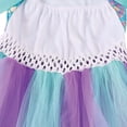 thumbnail image 4 of SONGGE Toddler Girls Outfit Sets Sleeveless Mesh Tutu Dress With Hairband Cartoon Breathable Clothing Sets, 4 of 8