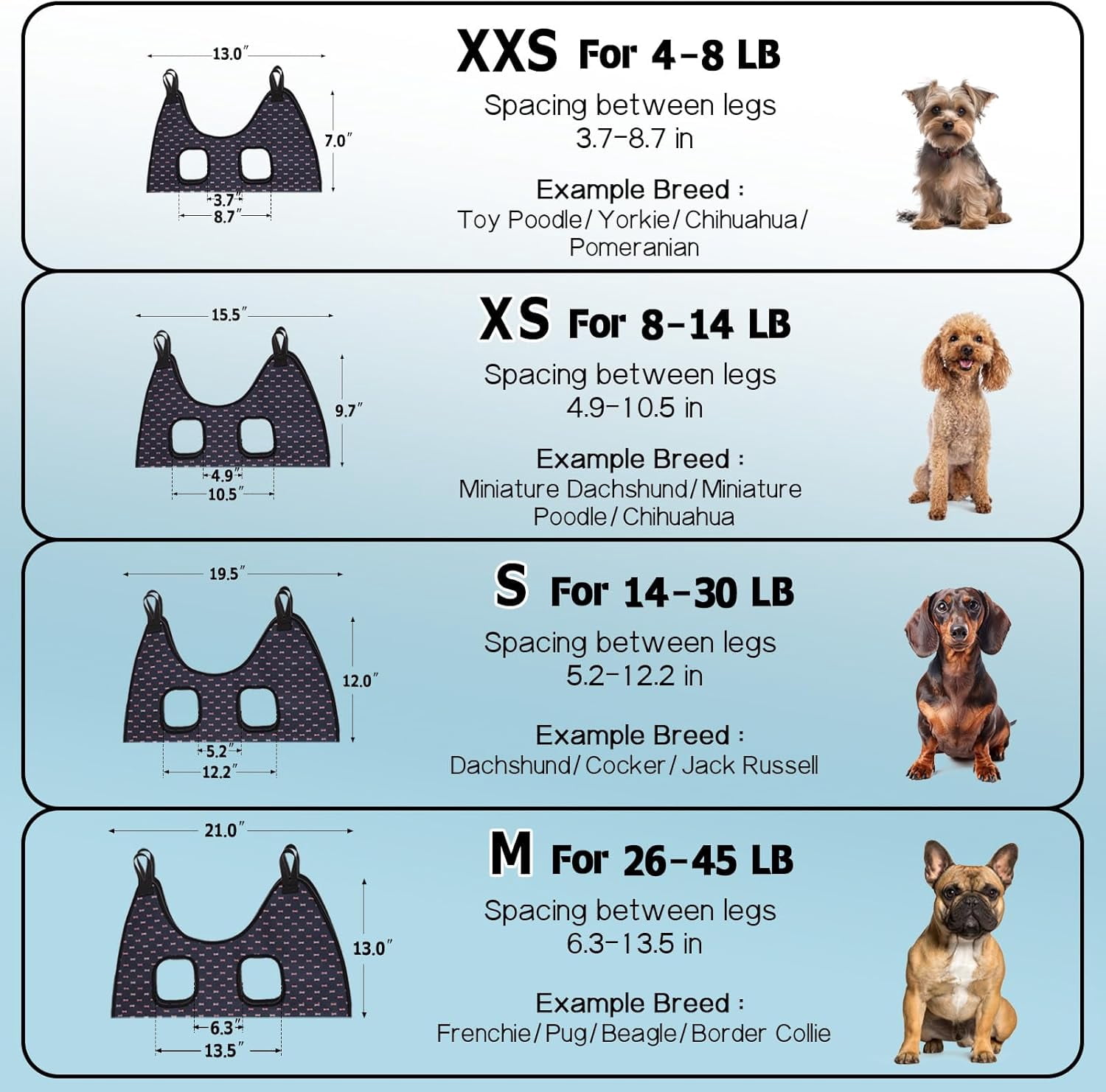 Dog Grooming Hammock Harness for Dogs Cats, Relaxation Pet Nail Clipper Hammock, Restraint Dog & Large Animal Leashes Sling for Groomingk for Nail Trimming (Coral Blue, 2XL)