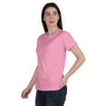 thumbnail image 4 of Inkmeso Womens Basic Tee Short Sleeve Solid Crew Neck Summer Tshirt Top, 4 of 8
