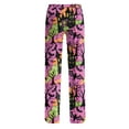 thumbnail image 6 of LHVUOA Halloween Womens Pajama Pants Wide Leg Funny Graphic Pjs Comfy Bottoms with Pockets, 6 of 7