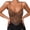 Brown, variant on Women's Sexy Sheer Mesh Lace Bodysuit Spaghetti Strap Bustier Corset Tops Rave Party Club Brown for Size M