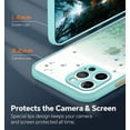 thumbnail image 5 of Compatible with iPhone 15 Pro Max Case Clear Cute Giltter iPhone 15 Pro Max Phone Case for Women Girls Transparent TPU Bumper Cases with Lanyard Strap (Green), 5 of 14