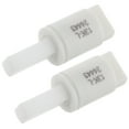 thumbnail image 4 of WEUVEB Soft Close Toilet Seat Buffer Hinges White 2-Pack Quiet Closing Replacement Parts, 4 of 8