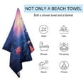 thumbnail image 2 of Butterfly Beach Towel Microfiber Beach Towels Sand Free Quick Dry Lightweight Travel Towels, 2 of 7