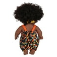 thumbnail image 4 of Xqxayjr under $5 3Pcs BabyDoll, 8 Inch BlackBabyDoll, Curly Hair Vinyl Realistic Doll, African AmericanToyforGirls,ChildrenAge 3 4 5 6 Gift, 4 of 9
