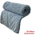 thumbnail image 3 of Taffeta Butterfly Pattern Blanket, Misty Blue, 70*100, 3 of 7