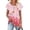 Multicolor PA172, variant on Zeagoo Womens Summer Tunic Tops Short Sleeve Shirts Crewneck Casual Blouse Loose Pleated Tops