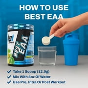 BPI Sports Essential Amino Acids EAA Powder - Pre, Intra & Post Workout Drink, EAA + BCAA + Hydration, Sour Power, 30 Servings