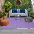 thumbnail image 2 of Lavender Burlap Texture Outdoor Rug for Patio/Deck/Porch, Non-Slip Large Area Rug 3 x 5 Ft, Farmhouse Vintage Lavender Indoor Outdoor Rugs Washable Area Rugs, Reversible Camping Rug Carpet Runner, 2 of 8