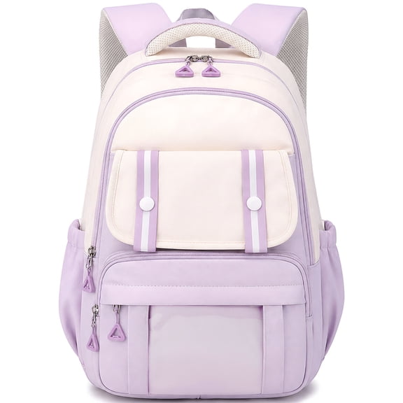 DAKIMOE Kids Backpack, Large Capacity School Bookbag for 15.6 Inch Laptop, Water-Resistant Cute Girl Backpacks for Teen adults, Lightweight Travel Daypack for Middle School College