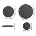 thumbnail image 2 of 6 Pcs Felt Plant Coaster Mats Planter Saucer Flower Pot Mat Felt Pads Round Absorbent Coasters For Indoor And Outdoor, 2 of 4
