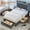 Grey, variant on Twin Size Bed Frame with Storage Headboard,3 Drawers,Charging Station,LED Lights, Velvet Upholstered Girl Bed with Heavy Duty Metal Slats, No Box Spring Needed, Noise Free, Pink