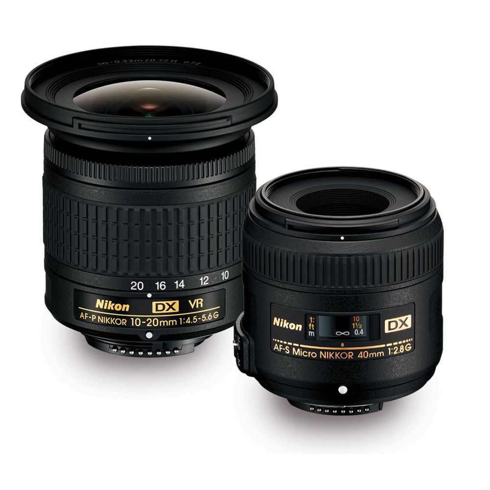Nikon Landscape and Macro Two Lens Kit w/ AF-P DX 10-20mm ...