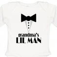 thumbnail image 4 of Inktastic Grandma's Lil Man Boys Long Sleeve Baby Bodysuit, 4 of 5
