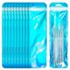 thumbnail image 1 of 50 bolsas de regalo holográficas con cremallera azul, embalaje resellable for artículos pequeños, ideal for guardar joyas y bolígrafos, 1 of 4