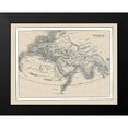 thumbnail image 2 of Oxford 18x15 Black Modern Framed Museum Art Print Titled - Ancient World - Oxford 1828, 2 of 5
