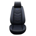 thumbnail image 2 of 1 Pcs Universal Car Front Seat Mat Covers PU Leather Breathable Cushion Pad Set Exquisite Workmanship Comfortable Antibacterial, 2 of 4