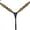 Tan, variant on Bar H Equine Western Horse Pinwheel  Genuine American Leather Breast Collar