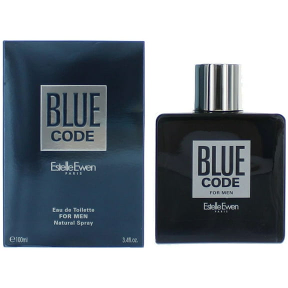 Estelle Ewen ambcee34s Blue Code 3.4 oz Eau De Toilette Spray for Men