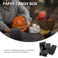 thumbnail image 4 of 20 cajas de dulces para regalo de boda, bolsas para empacar dulces, contenedores de chocolate y dulces negros, 4 of 5