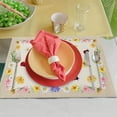 thumbnail image 2 of CNKOO 4Pcs Spring/Summer Cotton Linen Placemats Kitchen Country Style Placemats 13X19In (4Pcs), 2 of 4