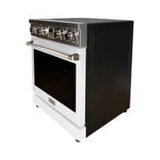 30 Electric Range w/ White Door
