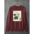 thumbnail image 3 of Botanical Drawings And Notes Sweatshirt Men -A. Descubes Designs, Male XX-Large, 3 of 4