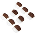 thumbnail image 3 of HEATSHAKING 8Pcs Painting Supplies Small Brushes for Canvas and Wood Projects White Color, 3 of 8