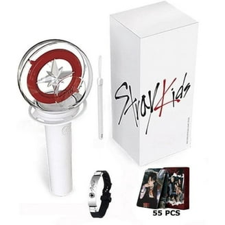 HABETI Stray Kids Light Stick, White Lightstick with Bracelet