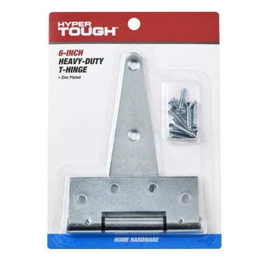 Hyper Tough 6 in. Heavy Duty Tee Hinge, Zinc Plated, 1 Piece