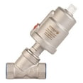 thumbnail image 2 of Unox 1" (DN25) Stainless Steel Angle Seat Valve Threaded Normally Open Singel Acting Pneumatic Valve 3-8 Bars Fast Response Industrial Valve, 2 of 3