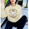 thumbnail image 4 of ALLTB Ghost Sweatshirt Women's Funny Spooky Long Sleeve Pullover Top Fall Graphic Crewneck Shirts, Halloween Outfits, 4 of 8