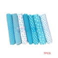thumbnail image 1 of Juego de telas para acolchar de 7 piezas, estampado de cuadrados mixtos, rayas florales de puntos, costura de algodón, manualidades DIY, tela de retales 50 * 50cm seitruly HA1286-01B, 1 of 6