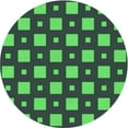 thumbnail image 1 of Ahgly Company Machine Washable Indoor Round Transitional Dark SlateGray or Dark SlateGrey Green Area Rugs, 6' Round, 1 of 7