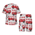 thumbnail image 1 of Balery Gnomes On The Car Conjunto de Pijama Infantil de Manga Corta con Estampado – Ropa de Dormir de Algodón Suave-3X-Large, 1 of 6