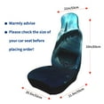 thumbnail image 4 of Sikiie Undersea Shark Car Seat Protector 2 Pack Car Seat Cushion Mat, Car Seat Covers for SUV, Truck, Van, 4 of 7