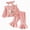 H226-Pink, variant on TOWED22 Newborn Infant Baby Girl Clothes Outfits Fall Winter Long Sleeve Sweatshirts Pants Cute Baby Girl Outfits Set,Pink,12-18 M