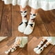 thumbnail image 3 of Guardurnaity Terciopelo coralino Manténgase abrigado con estilo con estos calcetines para dormir Kawaii Calcetines para dormir de invierno Medias vaca, 3 of 6